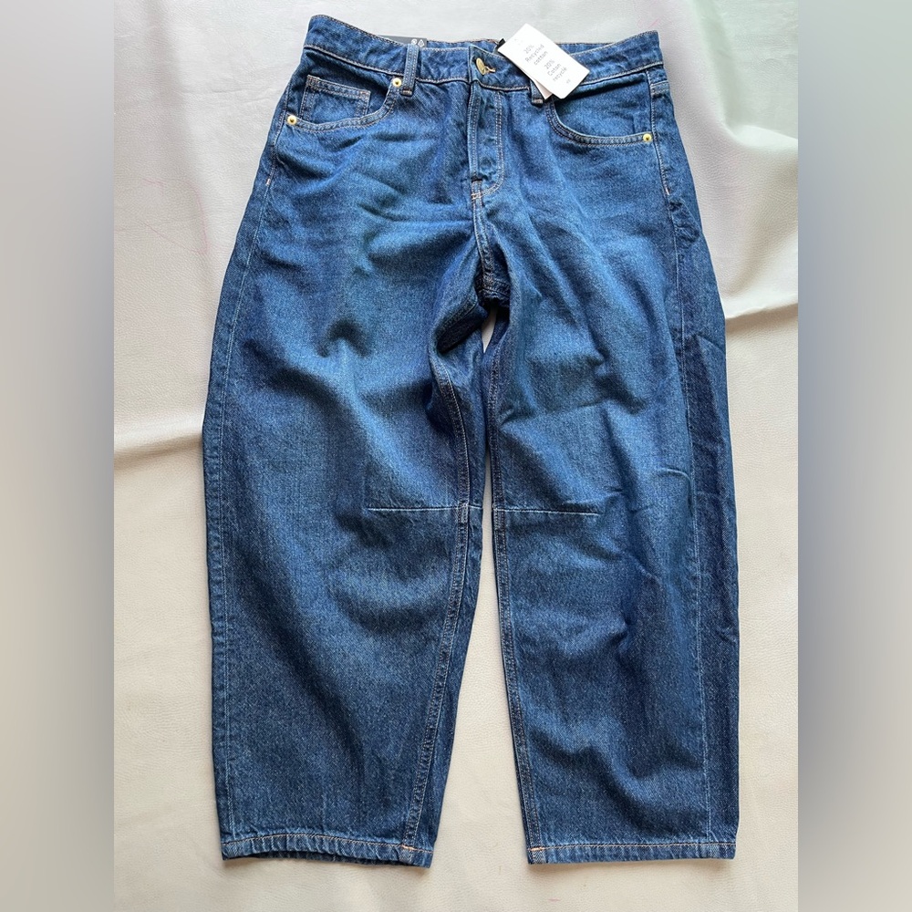 New H&M barrel jeans